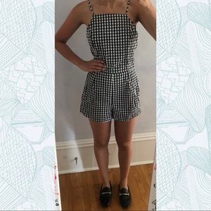 Gingham romper